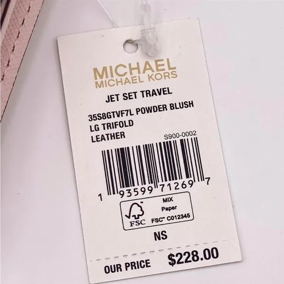 Michael Kors Trifold Wallet pink - Picture 7 of 8